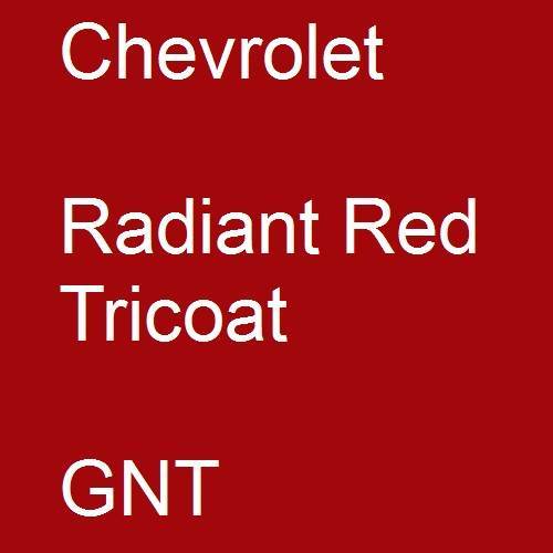 Chevrolet, Radiant Red Tricoat, GNT.